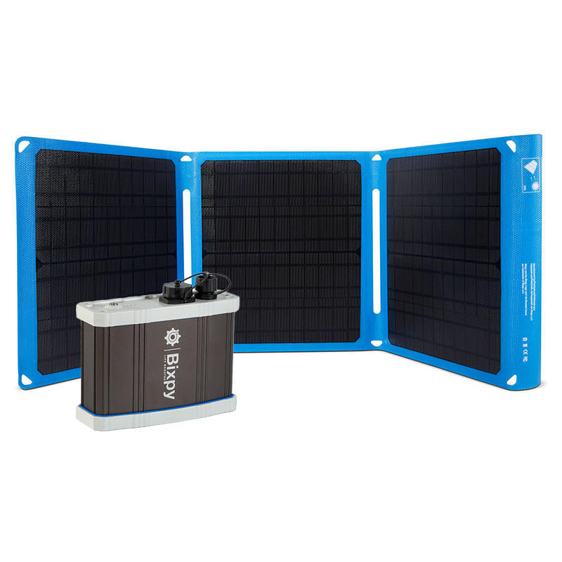 Bixpyusa PP-77-AP Power Bank & SUN45 Solar Panel Bundle Kit