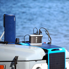 Bixpyusa PP-77-AP Power Bank & SUN45 Solar Panel Bundle Kit