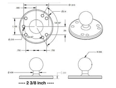 Bixpyusa Universal Kayak Adapter (K-1 & J-2 Motors)