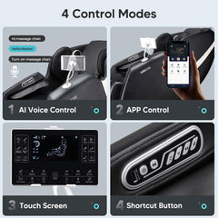 Bosscare Full Body Zero Gravity Shiatsu Recliner Massage Chair With AI Voice & App Control (SAK52960)