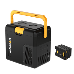 BougeRV CRH 19QT 12V Portable Car Fridge with 173Wh Battery RB008-CRH18+E0404-17308