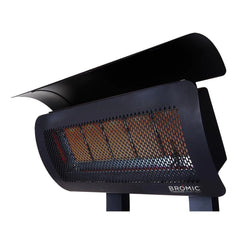 Bromic Heating 85" Tungsten Smart-Heat™ Propane Gas Freestanding Portable Patio Heater, 38,500 BTU [BH0510001] (SAK73814)