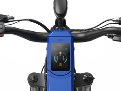 26' Step Over Electric Mountain Bike - Blue