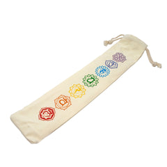 Rare Earth Gallery Silicone Striker Tool with Ball & Quartz Hand-blown Medium Handle & Chakra Bag NP005-MMZ