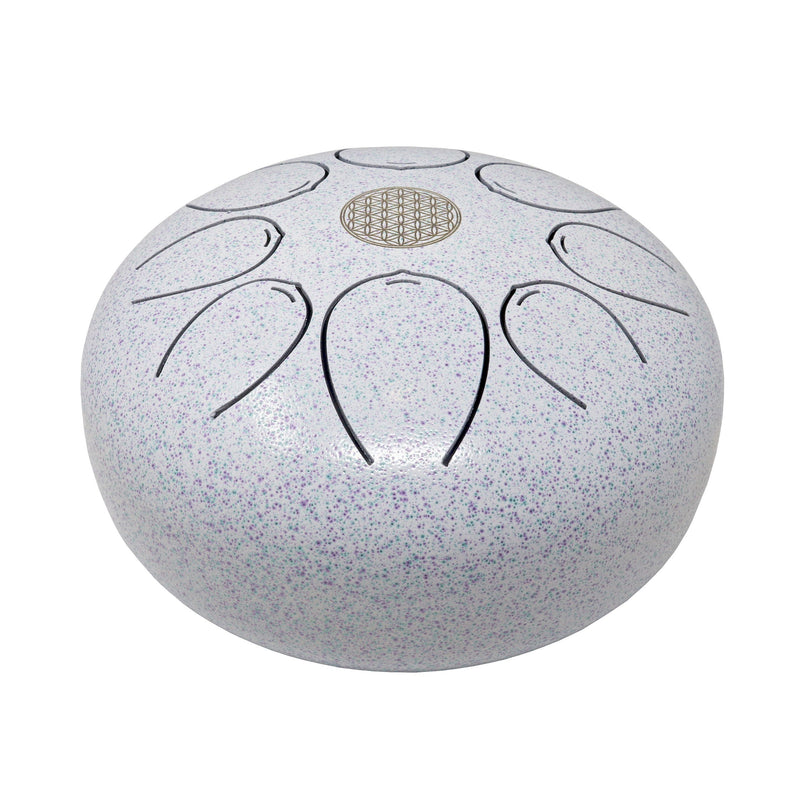 Rare Earth Gallery20cm Pentatonic Steel Singing Drum - Metal White W03C-HL