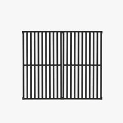 Monument Grills Cast Iron Grill Grate for 2-Burner Grill Mesa 200, 14633B A102x2
