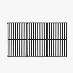 Monument Grills Cast Iron Grill Grate for 4-Burner Grill 24633 / 24367 / 41847NG / 35633 / Red 35633 / Green 35633 / Blue 35633 / Denali 405 / Denali 425 / Denali 605 A0212804x3