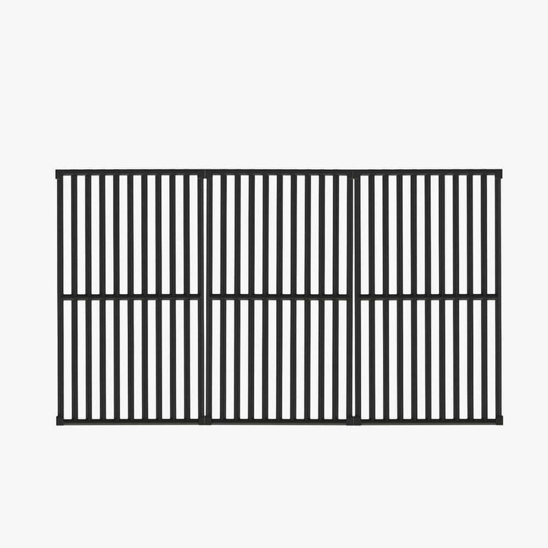 Monument Grills Cast Iron Grill Grate for 4-Burner Grill 24633 / 24367 / 41847NG / 35633 / Red 35633 / Green 35633 / Blue 35633 / Denali 405 / Denali 425 / Denali 605 A0212804x3