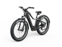 26' Step Over Electric Mountain Bike - Black