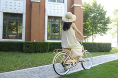 7 Speed, Steel Frame, Multiple Colors 24 Inch Ladies Bicycle