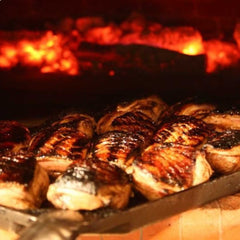 Chicago Brick Oven-750 Tailgater Wood Fired Pizza Oven On Trailer, 48" [CBO-O] (SAK82581)