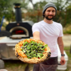 Chicago Brick Oven-750 Tailgater Wood Fired Pizza Oven On Trailer, 48" [CBO-O] (SAK82581)