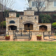 Chicago Brick Oven CBO-500 Wood Fired Pizza Oven DIY Kit With 27" x 22" Cooking Surface [CBO-O-KIT-500] (SAK15892)