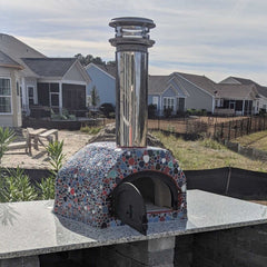 Chicago Brick Oven CBO-500 Wood Fired Pizza Oven DIY Kit With 27" x 22" Cooking Surface [CBO-O-KIT-500] (SAK15892)
