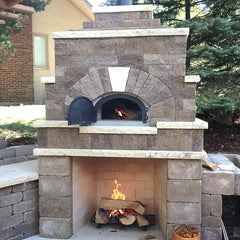 Chicago Brick Oven CBO-500 Wood Fired Pizza Oven DIY Kit With 27" x 22" Cooking Surface [CBO-O-KIT-500] (SAK15892)