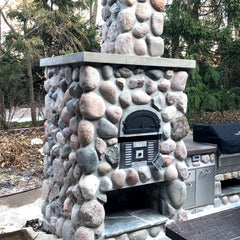 Chicago Brick Oven CBO-750 Commercial Hybrid Wood & Gas Fired Oven DIY Kit [CBO-O-KIT-750-HYB] (SAK75154)