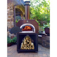 Chicago Brick Oven CBO-750 Mobile Wood Fired Freestanding Pizza Oven, 40" [CBO-O-MBL-750] (SAK49372)