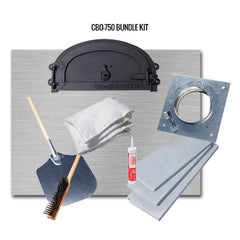 Chicago Brick Oven CBO-750 Residential Hybrid Countertop Pizza Oven With No Skirt [CBO-O-CT-750-HYB] (SAK14259)
