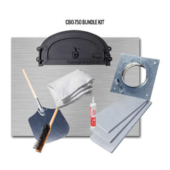 Chicago Brick Oven CBO-750 Residential Hybrid Countertop Pizza Oven With Skirt [CBO-O-CT-750-HYB-SKT] (SAK94512)