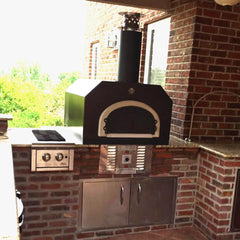 Chicago Brick Oven CBO-750 Residential Hybrid Countertop Pizza Oven With Skirt [CBO-O-CT-750-HYB-SKT] (SAK94512)