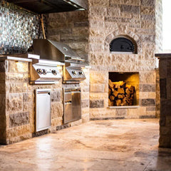 Chicago Brick Oven CBO-750 Wood Fired Pizza Oven DIY Kit With 38" x 28" Cooking Surface [CBO-O-KIT-750] (SAK51793)