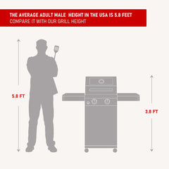 Monument Grills Classic 14633 | Stainless Propane Gas Grill