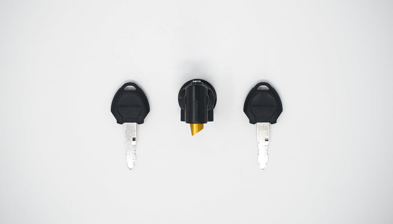 Magnum Bikes Battery Lock + Keys - Cosmopolitan ACCO1BATTLKCR