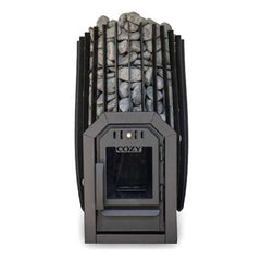 Cozy Heat SW Thru-Wall Wood Burning Sauna Stove With Sauna Stones [COZY SW-TW] (SAK69342)