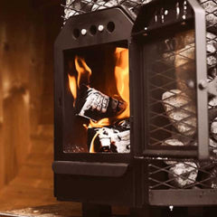 Cozy Heat Wood-Burning Floor Mount Sauna Stove With Chimney Kit And Sauna Stones [COZY] (SAK57382)