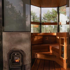 Cozy Heat Thru-Wall Wood Fired Sauna Heater Stove [COZY TW] (SAK82634)