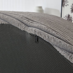 55''L Corduroy Sponge single sofa,No Assembly Required,Fluffy Modern Sleeper Chair for Living room, Bedroom, Lounge and Projection Room(Not a swivel chair.)