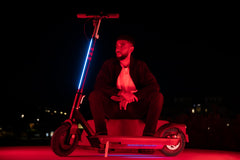 Foldable Electric Scooter w/ 50 Miles Max Operating Range & 20 mph Max Speed - Black B2701P208229