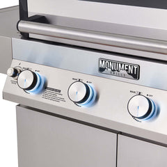 Monument Grills Denali 405 | Stainless Smart Tech Propane Gas Grill