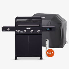 Monument Grills Denali 425 | Black Smart Tech Propane Gas Grill