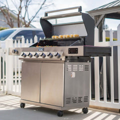 Monument Grills Denali 605 | Stainless Smart Tech Natural/Propane Gas Grill