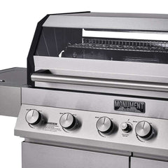 Monument Grills Denali 605 | Stainless Smart Tech Natural/Propane Gas Grill
