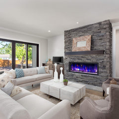 Dynasty Cascade 52" Recessed Smart Linear Electric Fireplace With Dynasty App [DY-BTX52] (SAK73485)