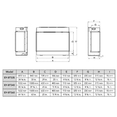 Dynasty Melody 35" Multi-Sided Smart Electric Fireplace With Auto Shut Off [DY-BTS35] (SAK87490)