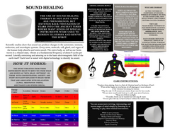 Rare Earth Gallery 14" Frosted Quartz Sound Bowl - C Note - Aligns Root Chakra FB14C+25-LLC