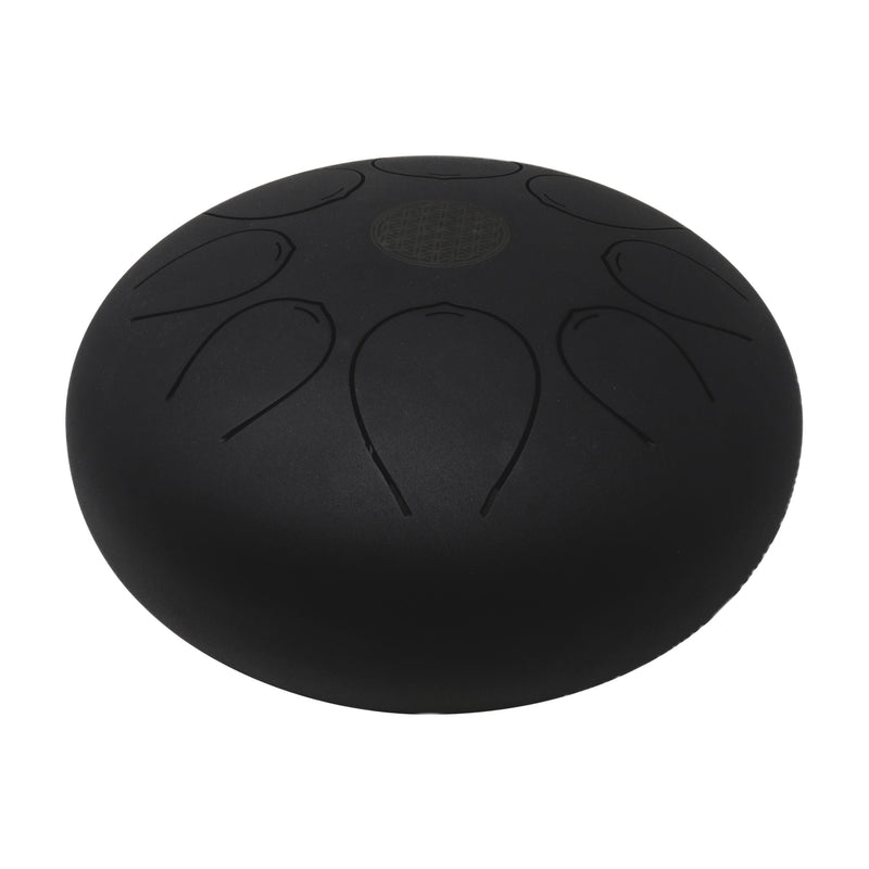 Rare Earth Gallery 20cm Pentatonic Steel Singing Drum - Black W03A-HL