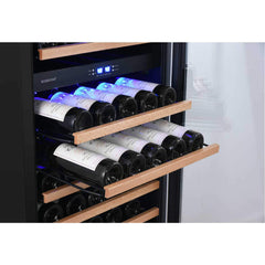 Edgestar 24" Wide 131 Bottle Capacity Built-In Triple Zone Wine Cooler (SAK65891)