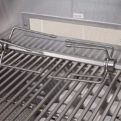 Edgestar 89K BTU 36" Liquid Propane Freestanding LED Lighting Grill Cart With Rotisserie (SAK85914)