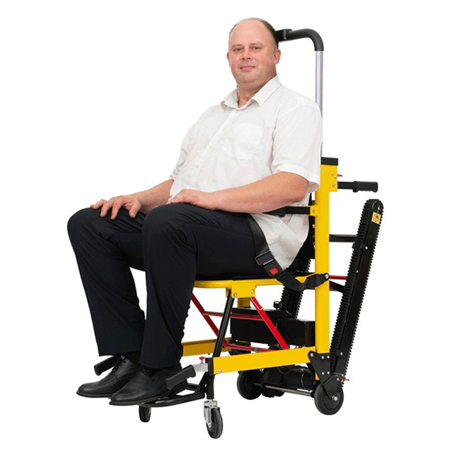 Heavy Duty Electric Motorized Handicap Elderly EMS Home Stair Climbing Wheelchair Lift, 350LBS [FDA Approved] (SAK54615)