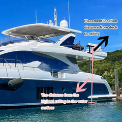 Extra Large Inflatable Floating Yacht Water Slide With Air Pump And Protection Net (SAK97618)