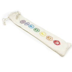 Rare Earth Gallery Silicone Striker Tool with Ball & Quartz Hand-blown Handle & Chakra Bag NP006-MOZ