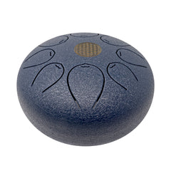 Rare Earth Gallery 20cm Pentatonic Steel Singing Drum - Metal Dark Blue W03K-HL