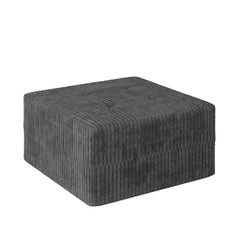 Modern Minimalist L Shape Modular Sectional Sofa, Sleeper Corduroy Couch, Comfy Space-Efficient Design, Grey