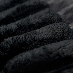 Modern Sofa bed  lounger for moviebonus room,No Assembly Required,Black(Plush Corduroy Fabric)