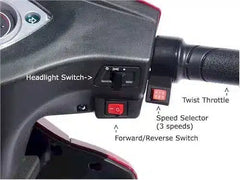 eMobilityStar Double-Seat Electric Mobility Scooter 383