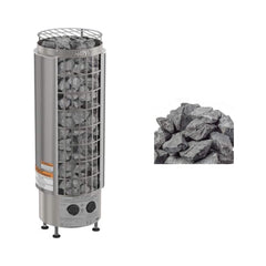 Harvia Cilindro Modern Steel Pillar Style Sauna Heater W/ Sauna Stones [PC60/80/90] (SAK84937)